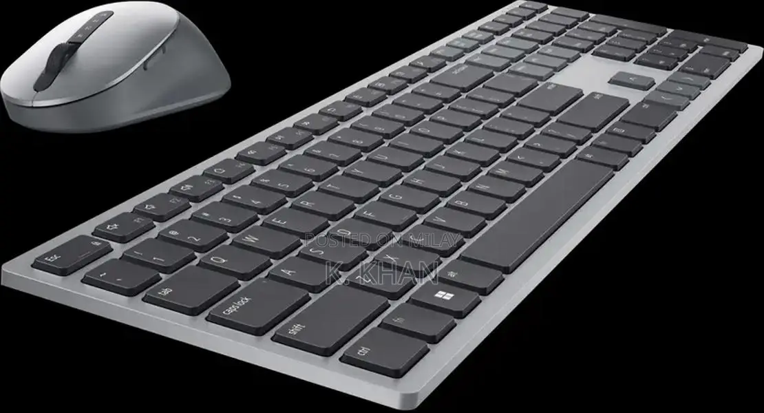 Dell Premier Multi-Device Wireless Keyboard and Mouse Combo, Ergonomic