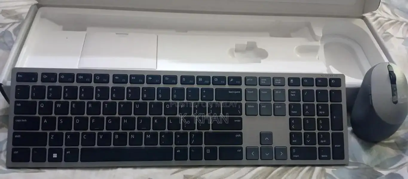 Dell Premier Multi-Device Wireless Keyboard and Mouse Combo, Ergonomic