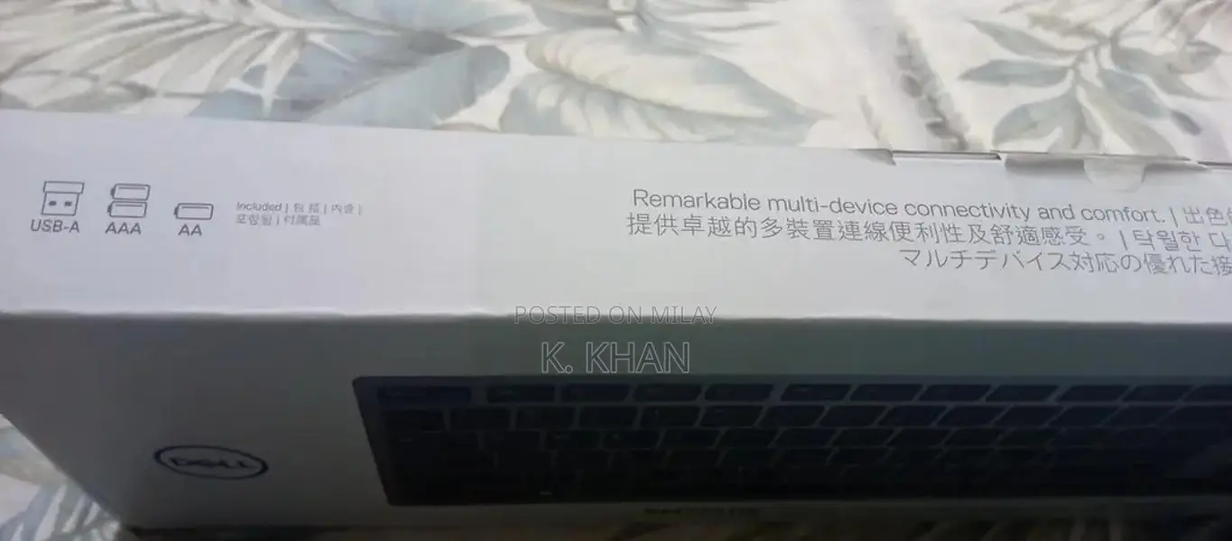 Dell Premier Multi-Device Wireless Keyboard and Mouse Combo, Ergonomic