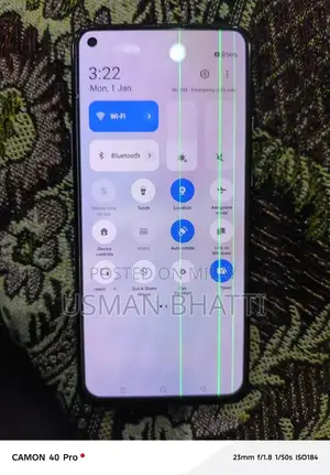 OnePlus 8T Smartphone - Partially Damaged Back Panel, Functional Condi