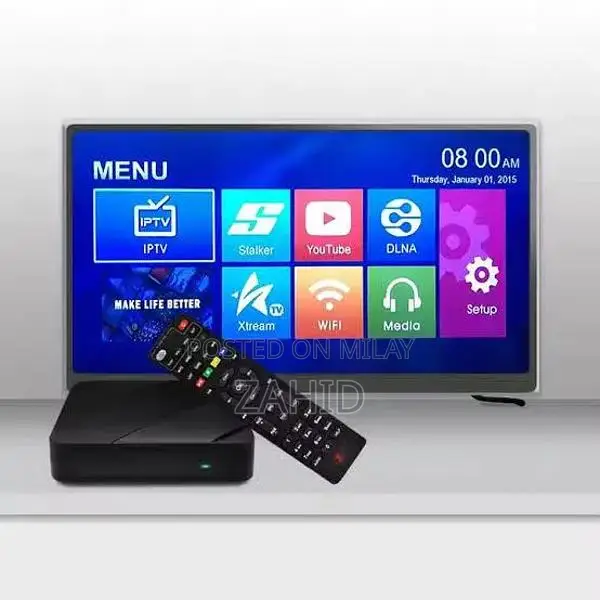 Multifunctional IPTV Satellite Receiver with Multiple Server Options