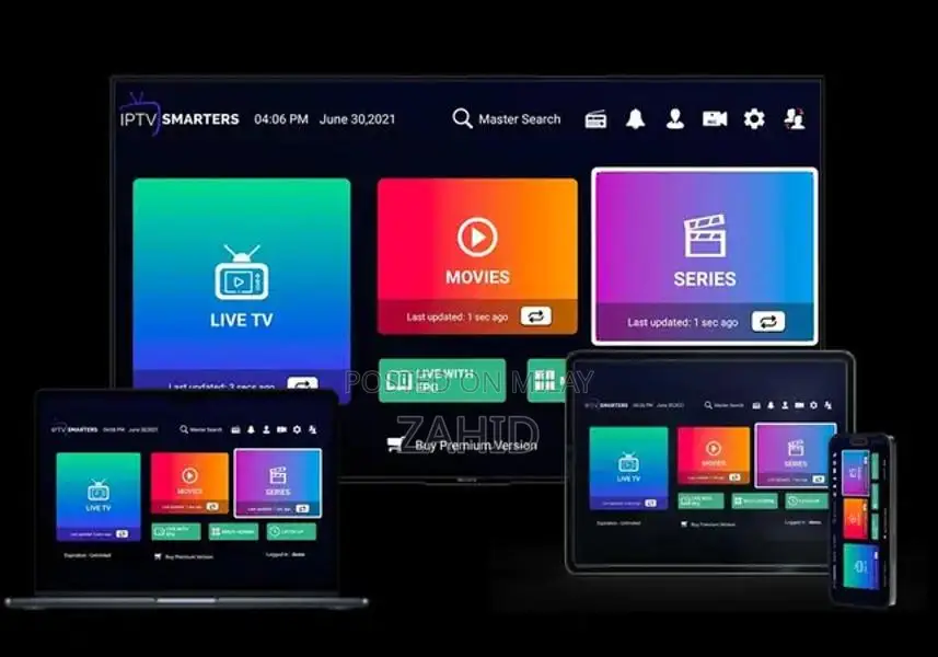 Multifunctional IPTV Satellite Receiver with Multiple Server Options