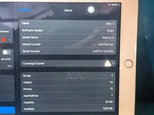 Photo - Apple iPad Air 2 Tablet - 32GB, Fingerprint Sensor