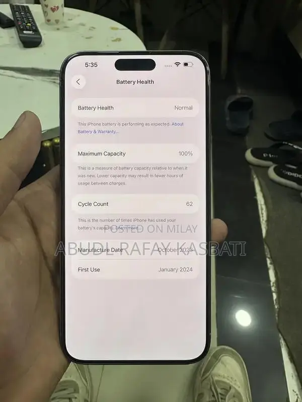 Apple iPhone 15 Pro Max 256GB Natural Titanium, Pristine Condition, Co