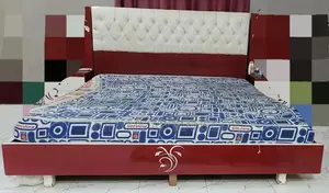 Photo - King Size Bedroom Furniture Set - 4 Piece Wooden Suite