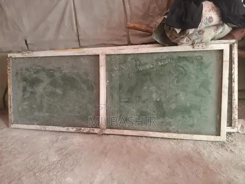 Used Wooden Door with Side Panels