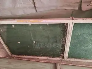 Used Wooden Door with Side Panels