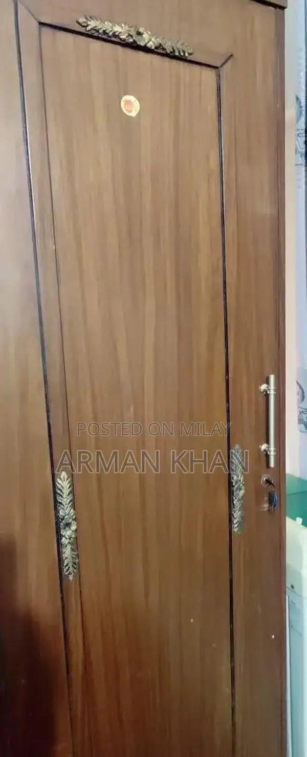 Used Wooden Wardrobe with 3 Rows - Large Size Storage Solution