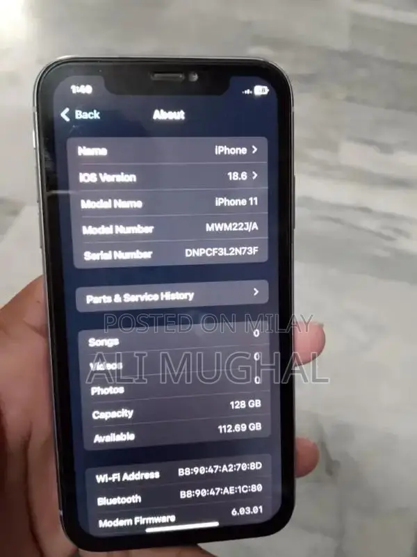 Apple iPhone 11 128GB Smartphone with Battery Replacement