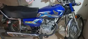 Honda CG 125 Blue Motorcycle - Classic Design