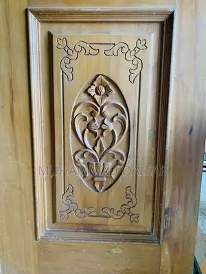 Traditional Pakistani Diyar Wooden Door - Rustic Raror Wood Design