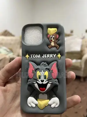 Photo - Tom & Jerry Silicone iPhone 13/14 Protective Phone Case