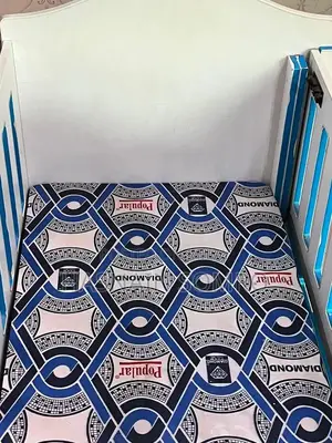 Convertible Baby Cot with Storage, Sliding Side Panel & Mattress - Exc