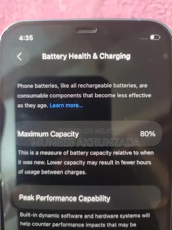 Apple iPhone 12 128GB Smartphone - Good Condition with Yellow Shade