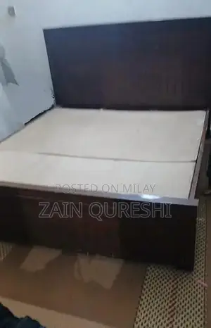Photo - Wooden Double Size Bed Frame in Excellent Condition