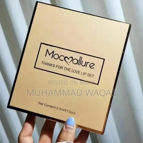 12-Pack Liquid Lipsticks with High Pigmentation and Smudge-Proof Formu