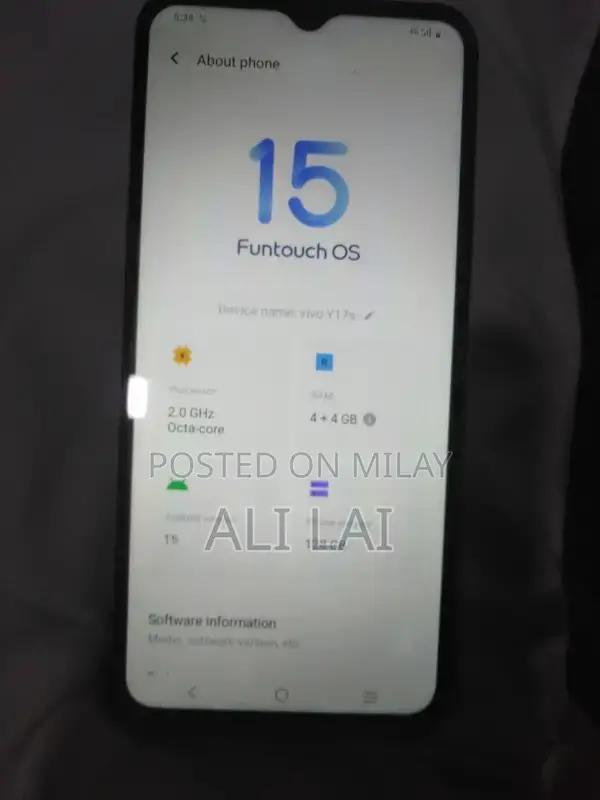 Vivo Y17s Dual SIM Smartphone with Expandable Storage