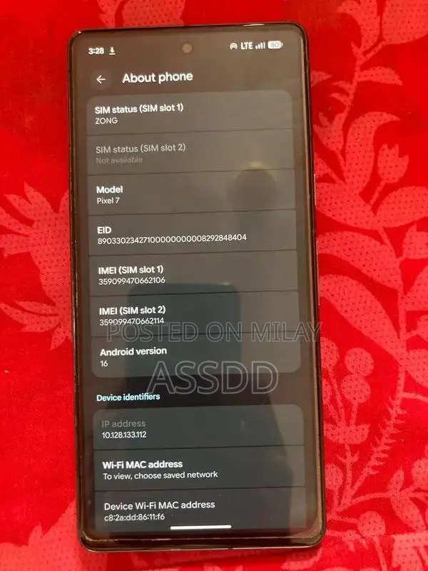 Google Pixel 7 Dual SIM Smartphone with eSIM Support