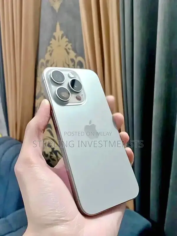 Apple iPhone 15 Pro Natural Titanium Smartphone