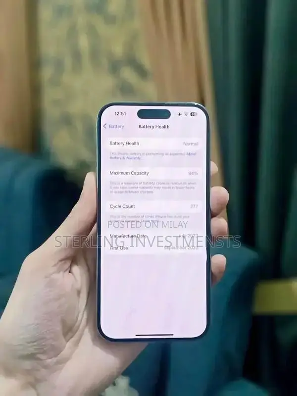 Apple iPhone 15 Pro Natural Titanium Smartphone