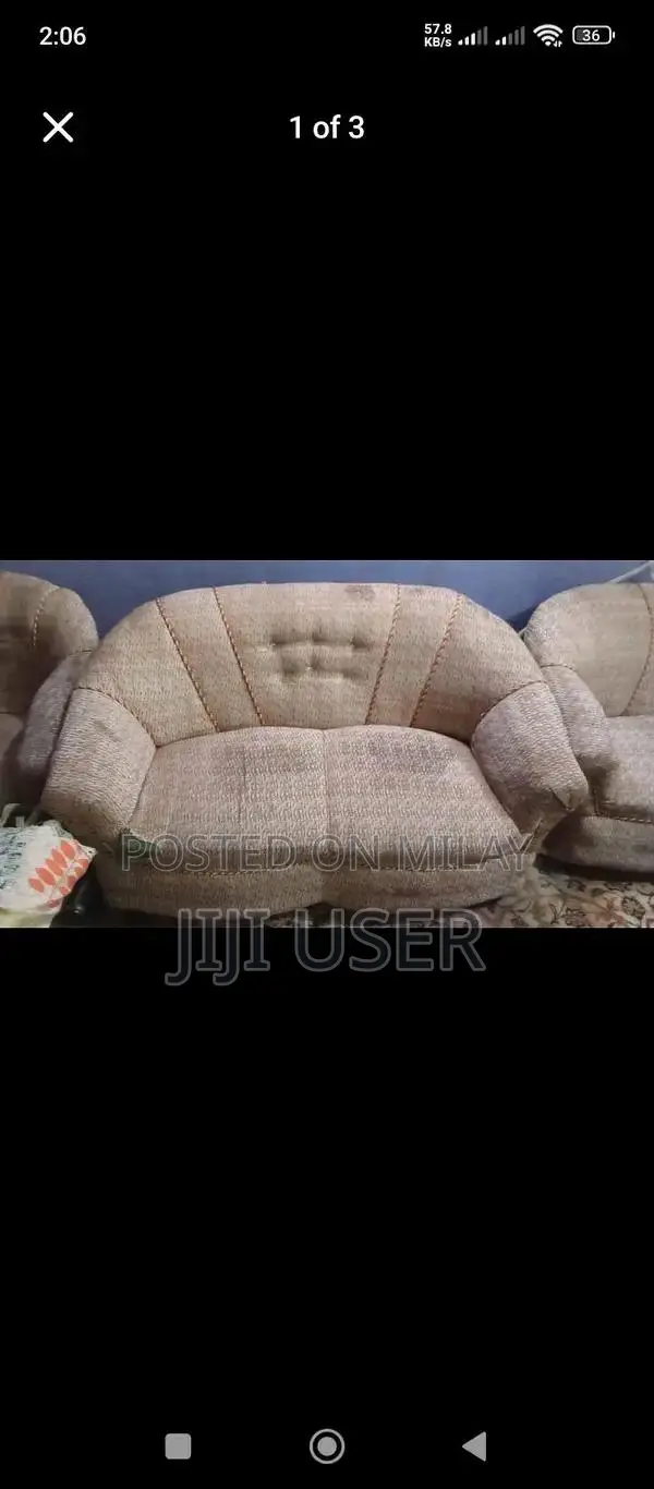 Spacious 7-Seater Sofa Set for Living Room