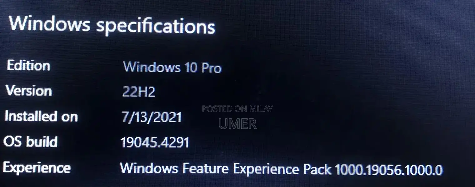 HP Laptop 15.6" Core i5, 8GB RAM, 256GB SSD, Windows 11 Pro