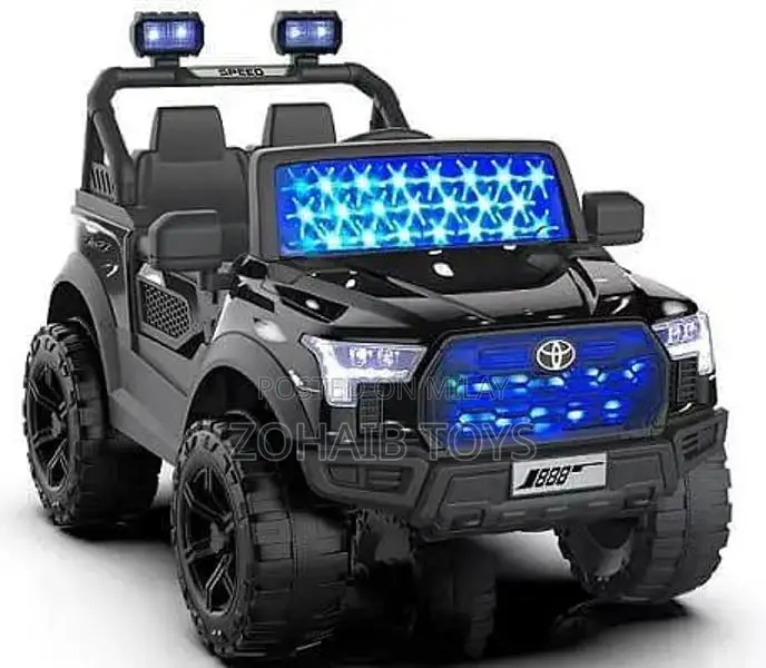 Kids Electric Ride-On Jeep with Music, Lights, Dual Motors, Remote Con