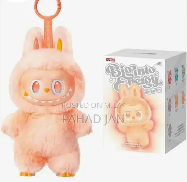 Colorful Silicone Labubu Collectible Doll - Unique Art Toy Figurine