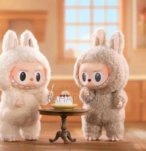 Colorful Silicone Labubu Collectible Doll - Unique Art Toy Figurine