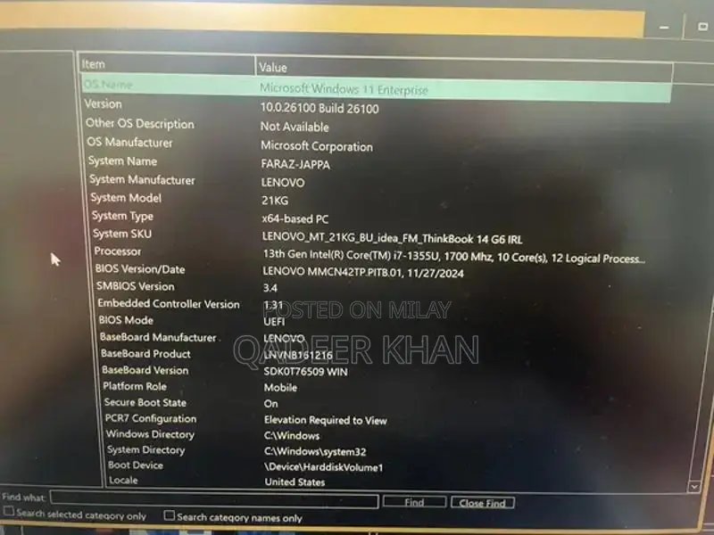 Core i7 13th Gen Laptop with Windows 11, 8GB RAM, 512GB SSD