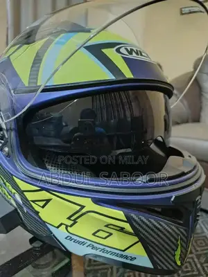 Welet WLT-169 Premium Motorcycle Helmet with Bluetooth and Sun Visor