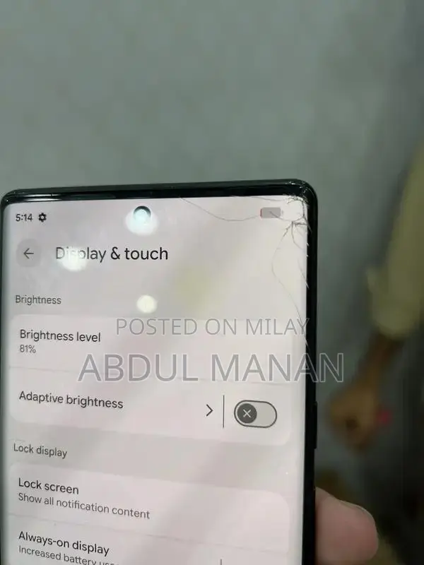 Google Pixel 6 Pro - 12GB RAM, 128GB, Cracked Screen, Functional