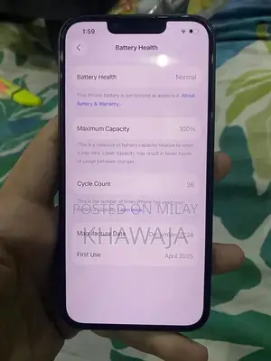 Unlocked JV Smartphone with 128GB Storage and High Battery Health