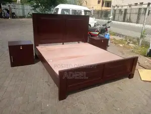 Photo - Complete Bedroom Set with Bed Frame and Side Tables