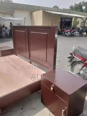 Complete Bedroom Set with Bed Frame and Side Tables
