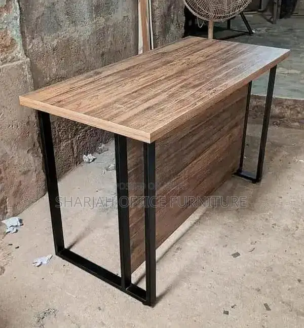 Modern Office Computer Desk with Iron Frame Workstation
