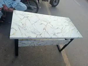 Modern Office Computer Desk with Iron Frame Workstation