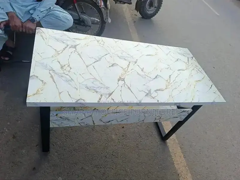 Modern Office Computer Desk with Iron Frame Workstation