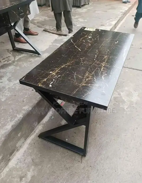 Modern Office Computer Desk with Iron Frame Workstation