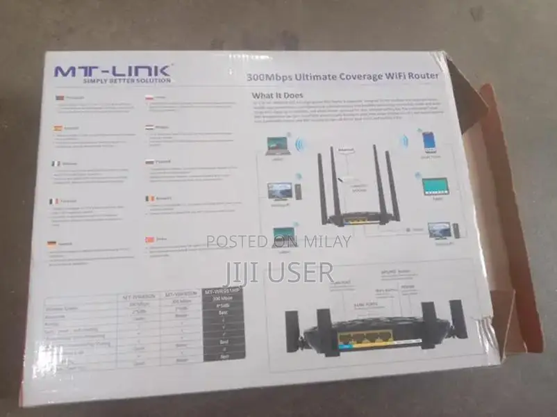 MT-Link WR951HP High-Performance 300Mbps WiFi Router