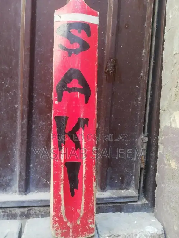 SAKI Professional Tape Ball Cricket Bat for Street and Casual Play