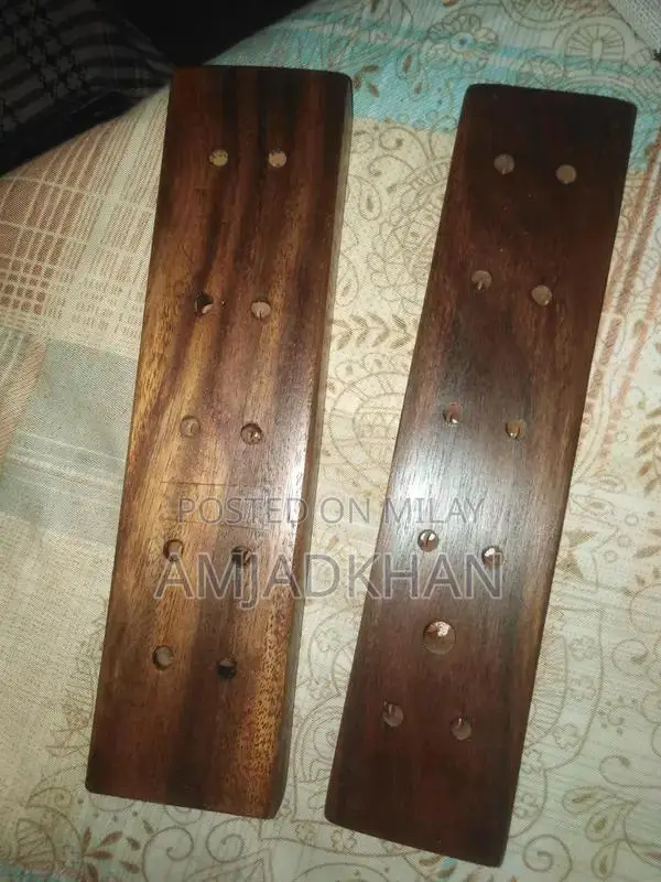 Wooden Extension Cable with Multiple Sockets