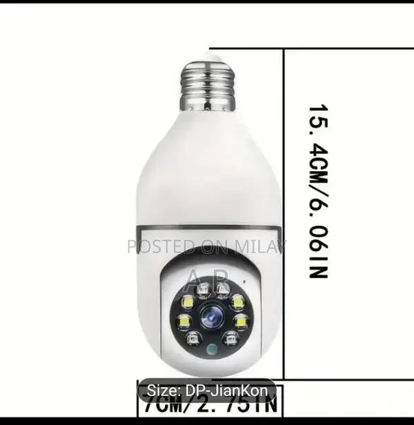 E27 Camera Bulb LED Security Camera Surveillance Lamp