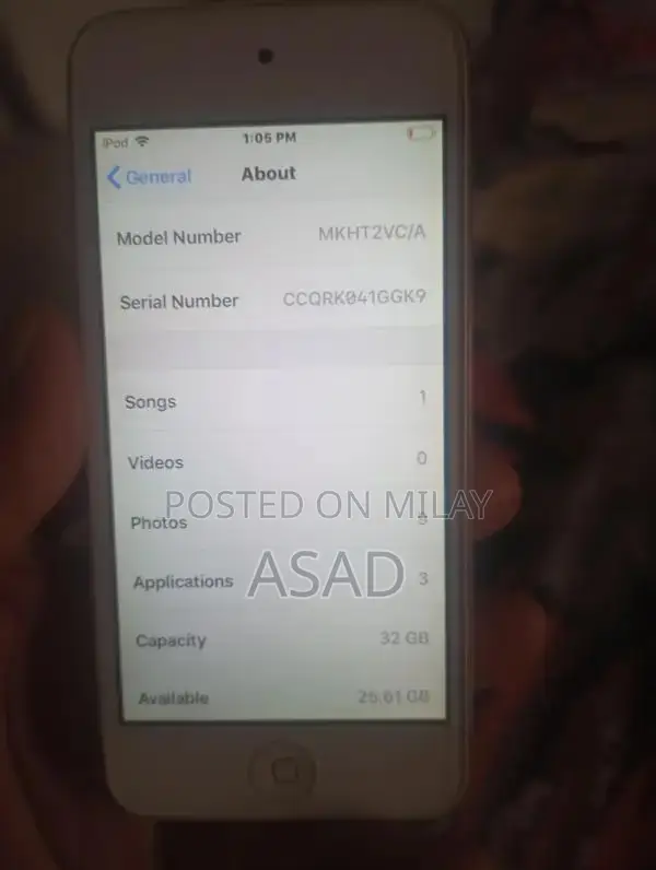 Apple iPod 32GB 6th Generation Portable Music Player