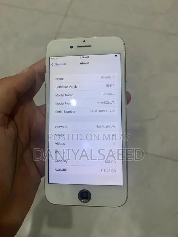 iPhone 7 Smartphone 128GB Storage Full Battery Health