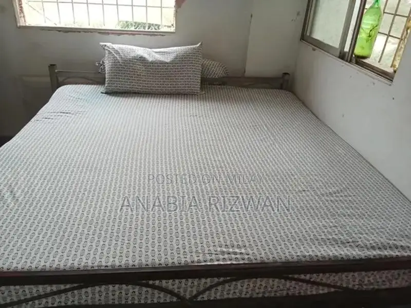 Large King Size Bed with Mattress