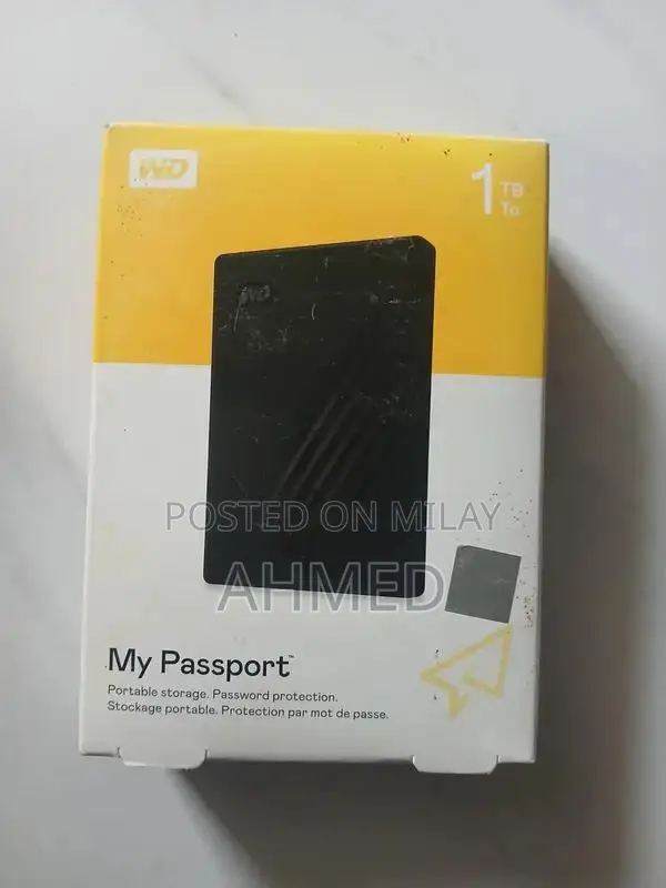 WD My Passport 1TB Portable External Hard Drive