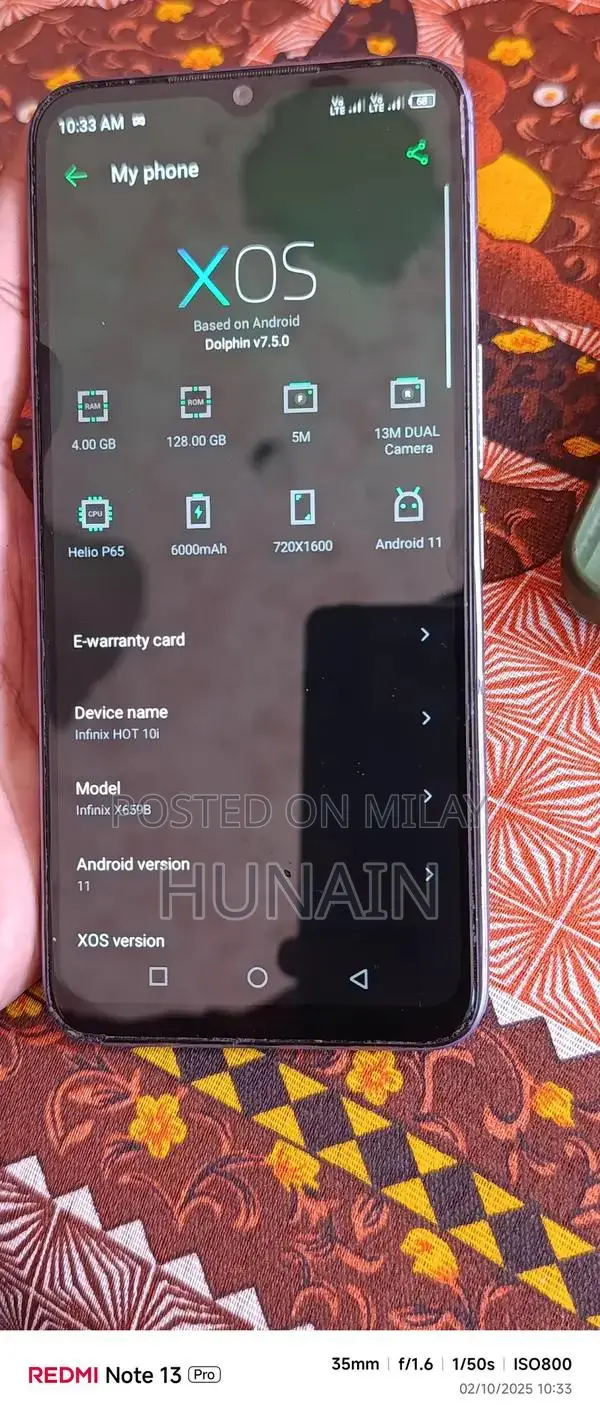 Infinix Budget Smartphone with Ample Storage