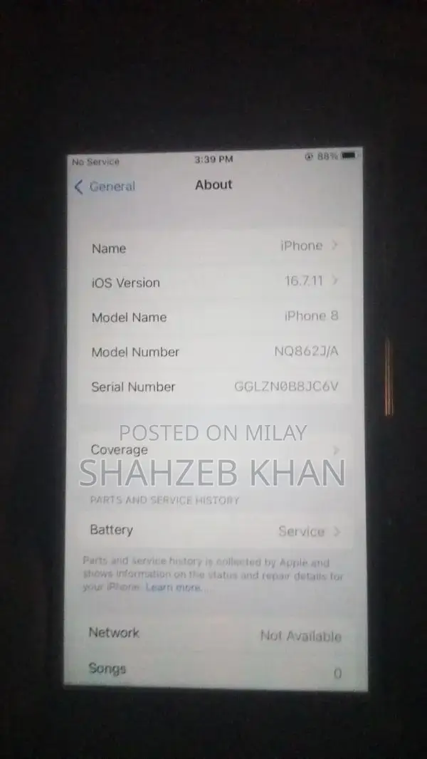 Apple iPhone 8 256GB Golden Smartphone