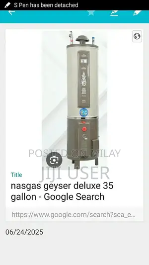 Photo - Nas Gas 35 Gallon Water Geyser Heater